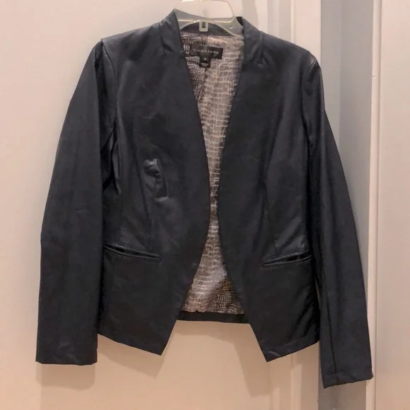bagatelle | Jackets & Coats | Bagatelle Faux Leather Blazer | Poshmark